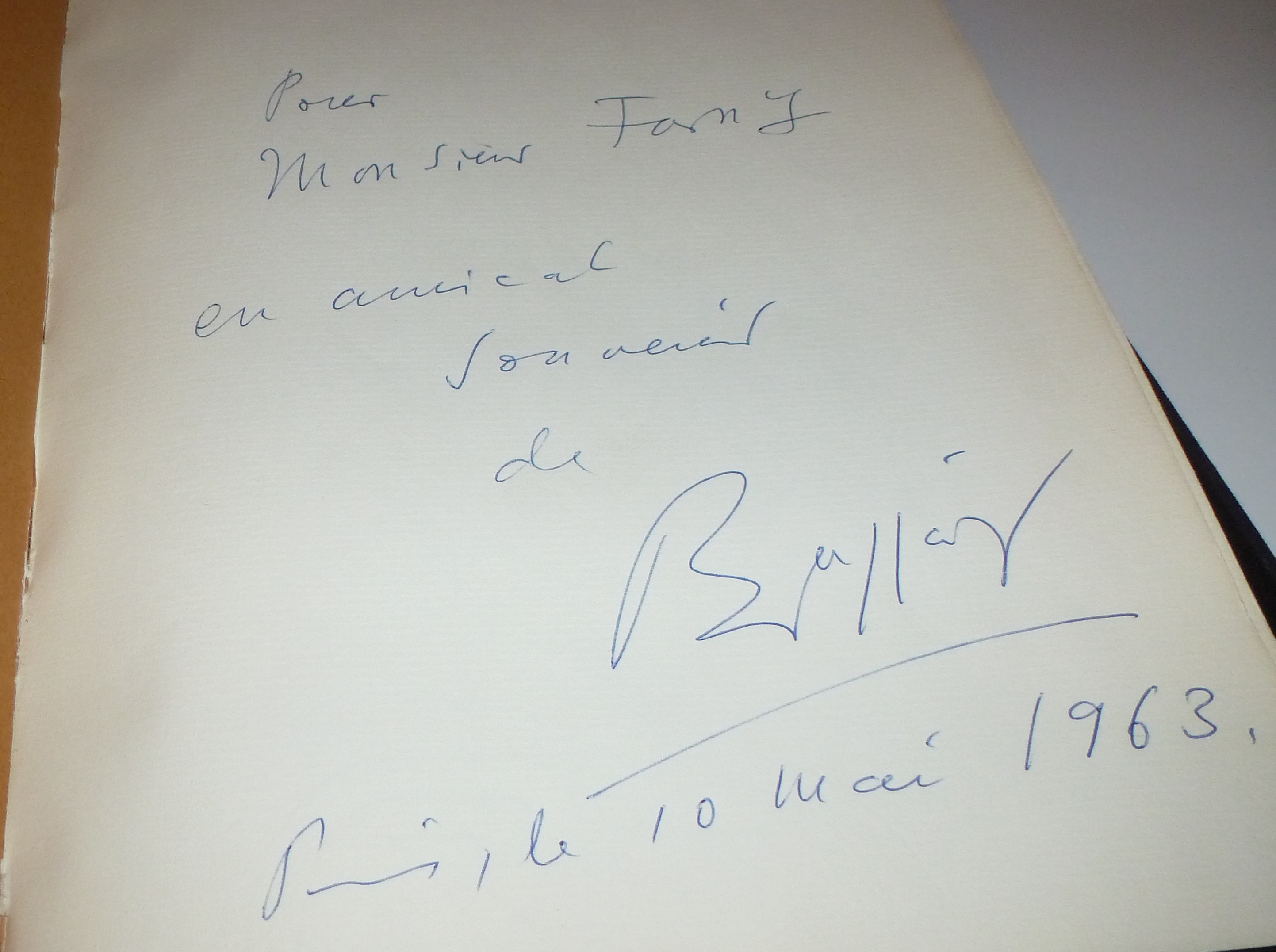 Brassai. signature