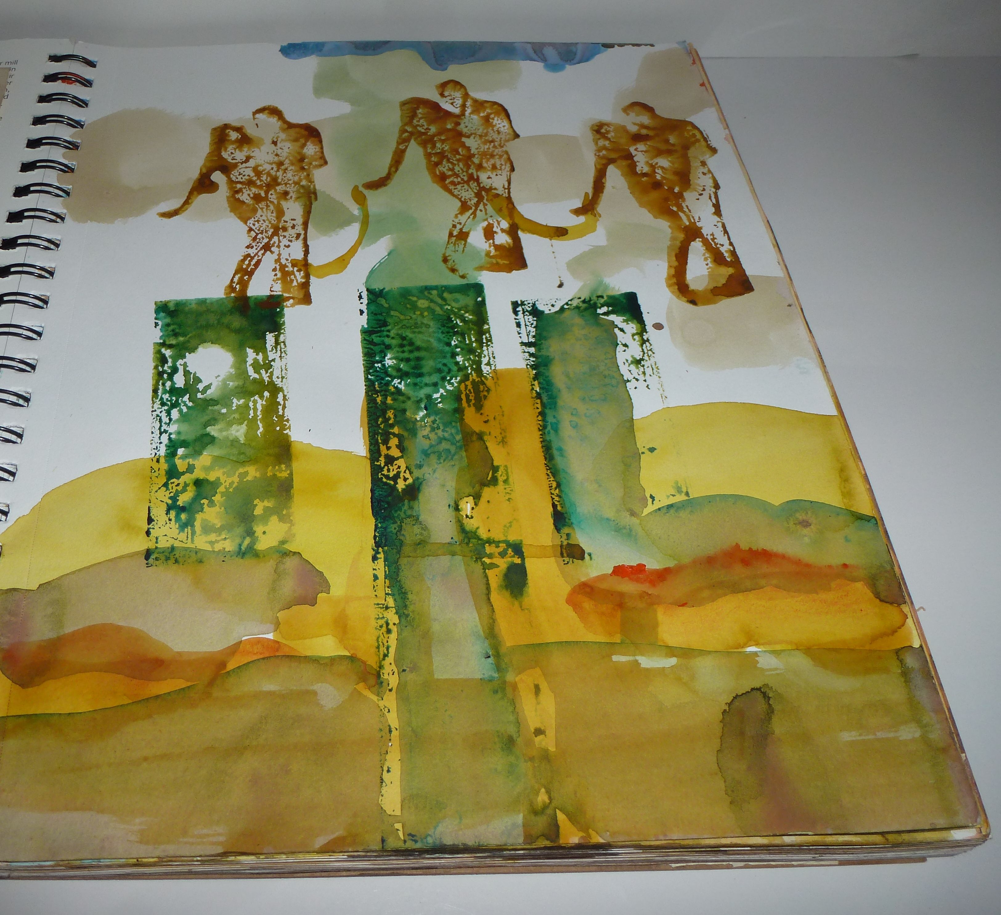 Artist Archive. Sketchbooks & Datebook of Robert Andrew front detail
