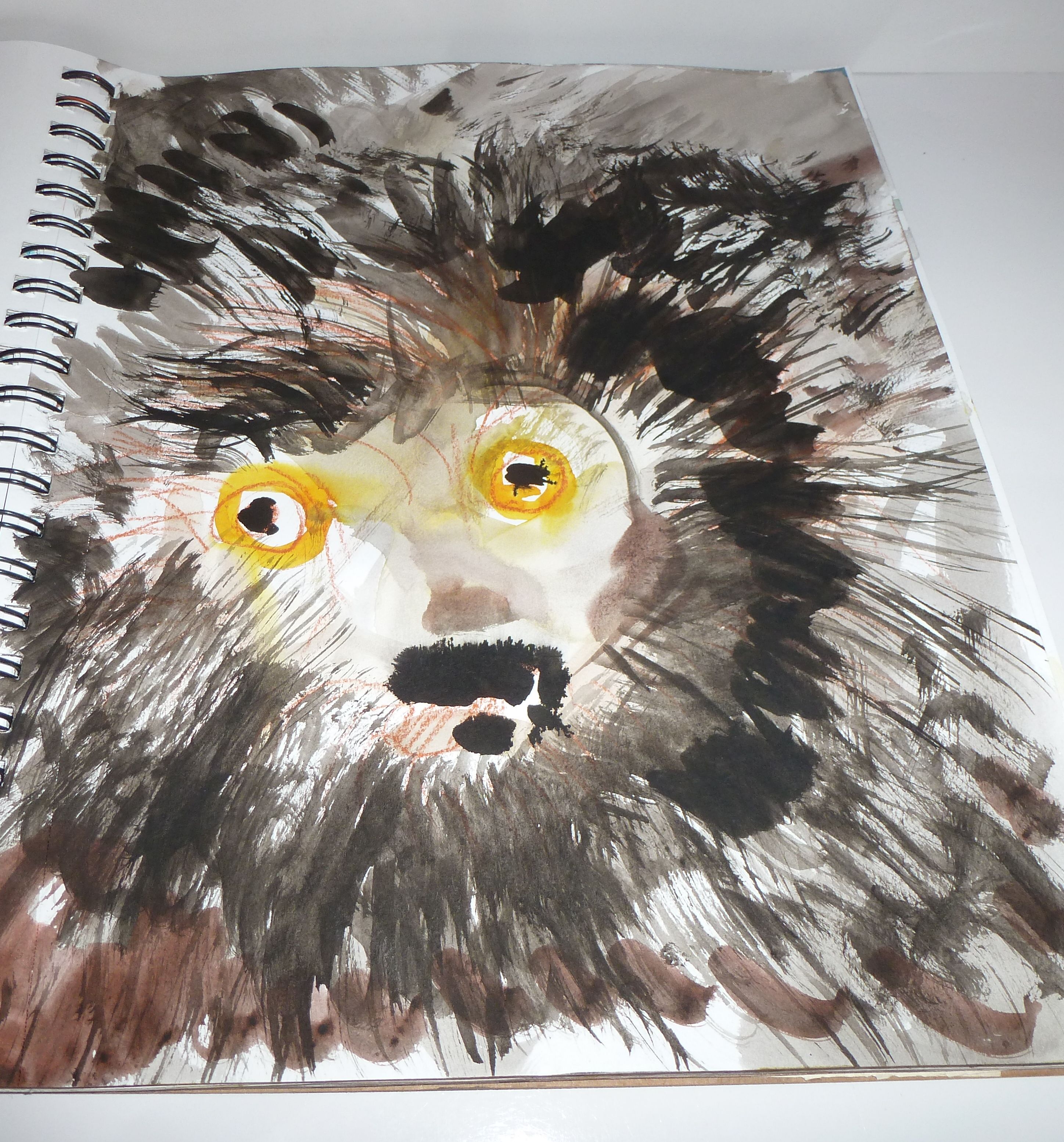 Artist Archive. Sketchbooks & Datebook of Robert Andrew front detail