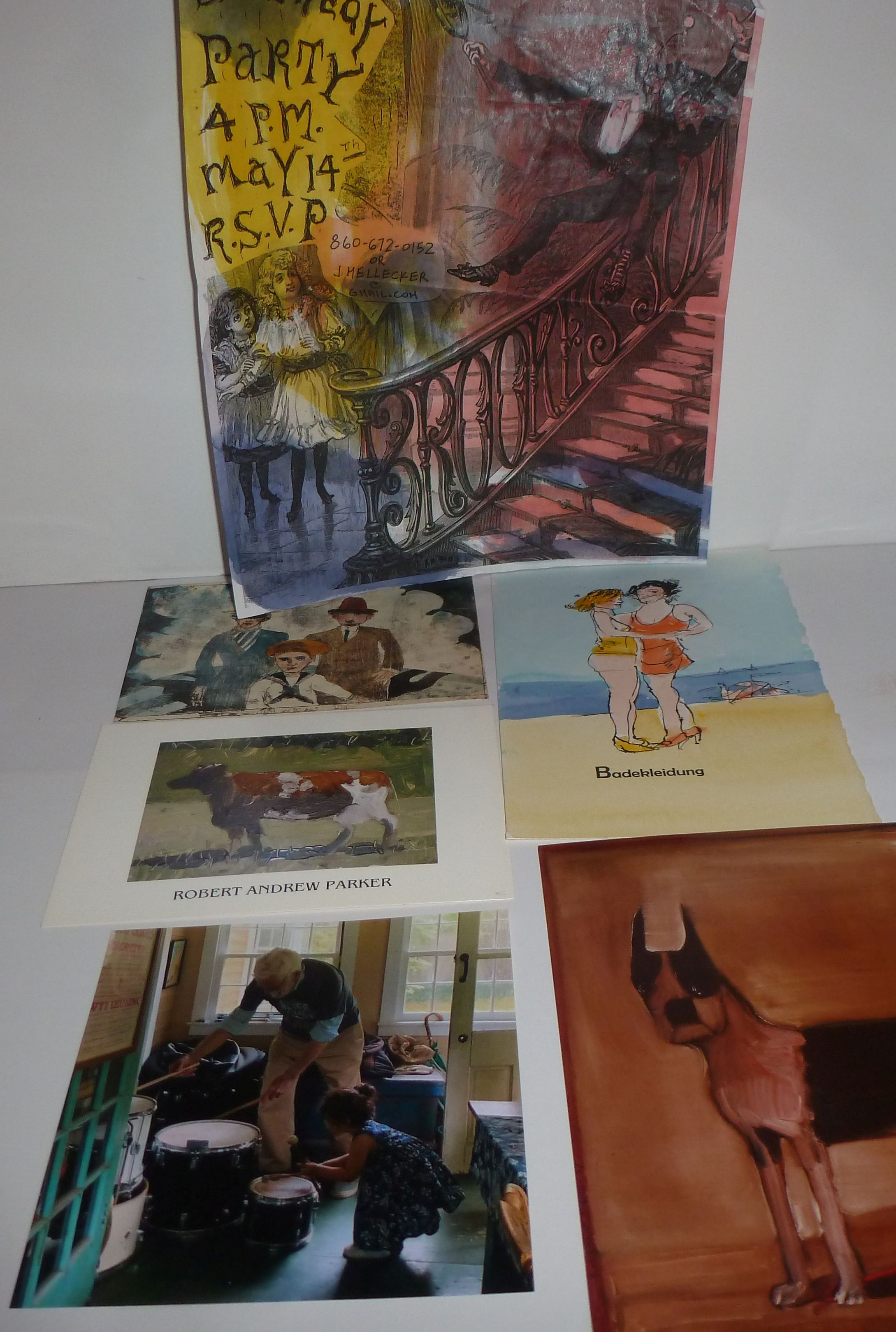Artist Archive. Sketchbooks & Datebook of Robert Andrew front detail